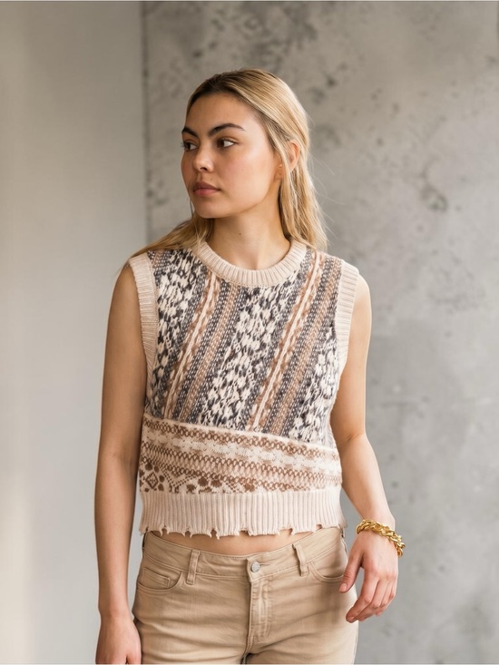 rag & bone Sweaters - NWOT:  Rag & Bone | Cream Sweater Vest | Size Small Petite